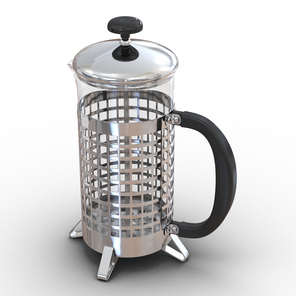 French Press 3 3D model