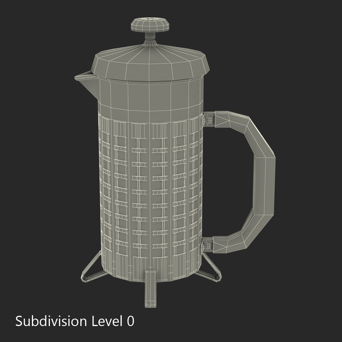 French Press 3D