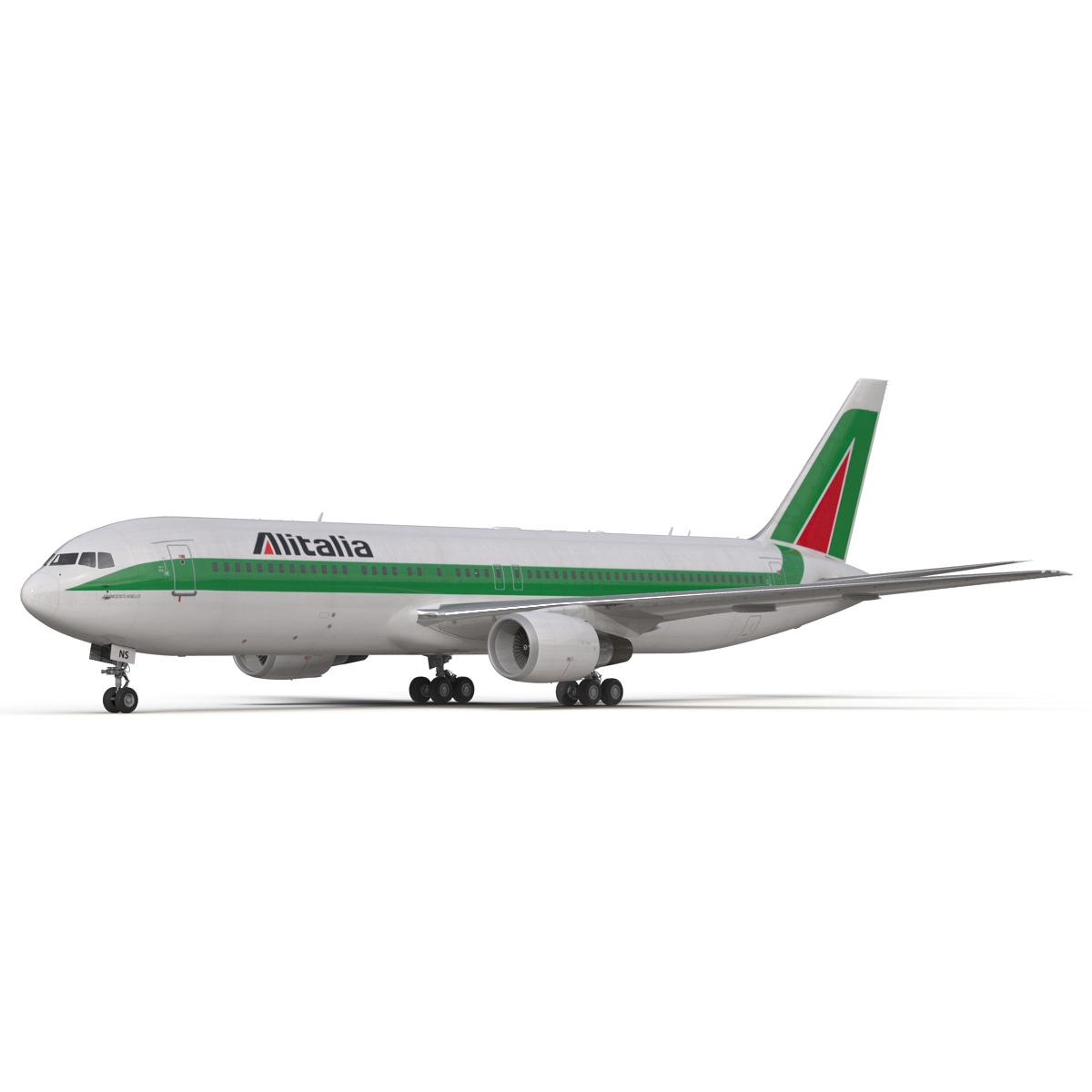 3D Boeing 767 300 Alitalia model