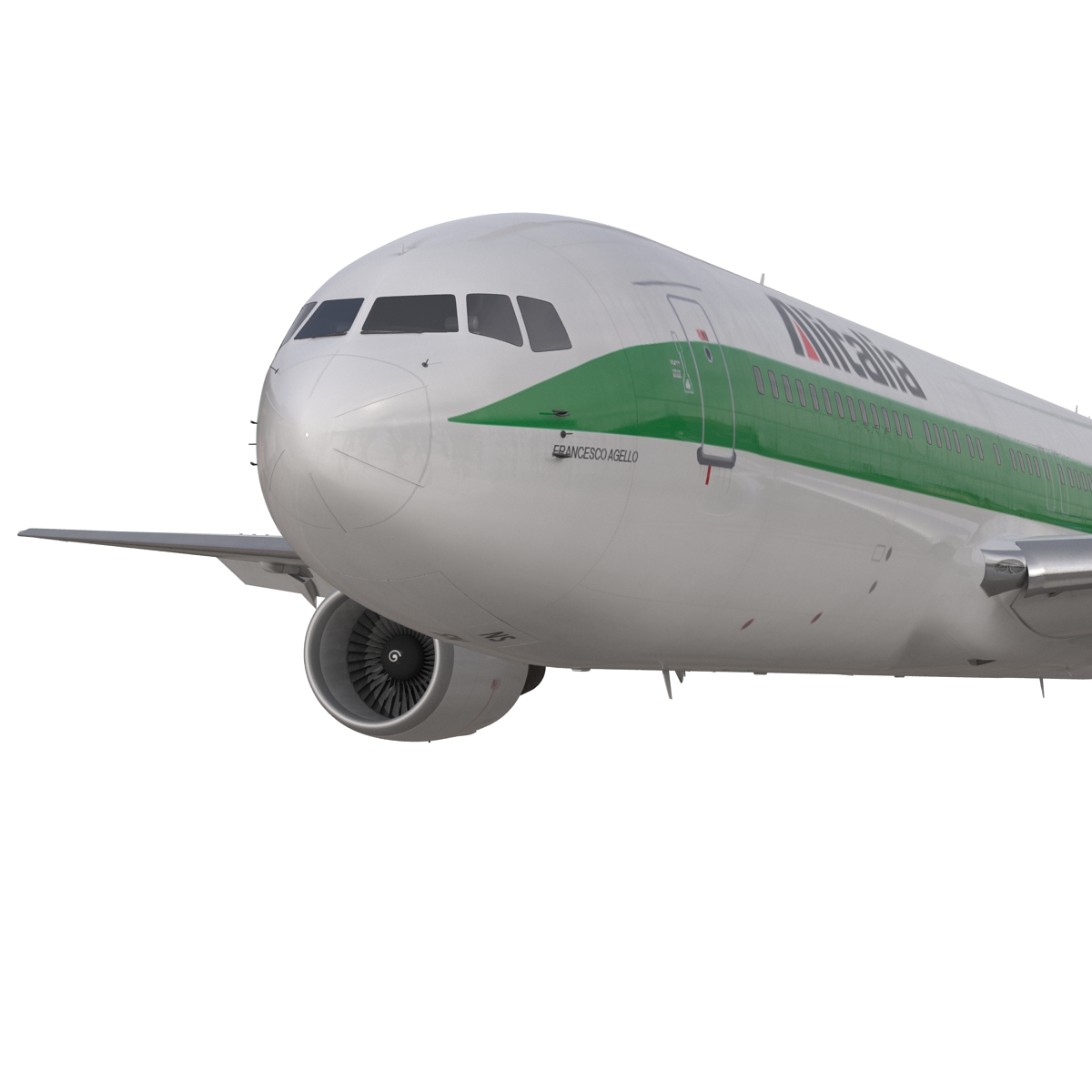 3D Boeing 767 300 Alitalia model