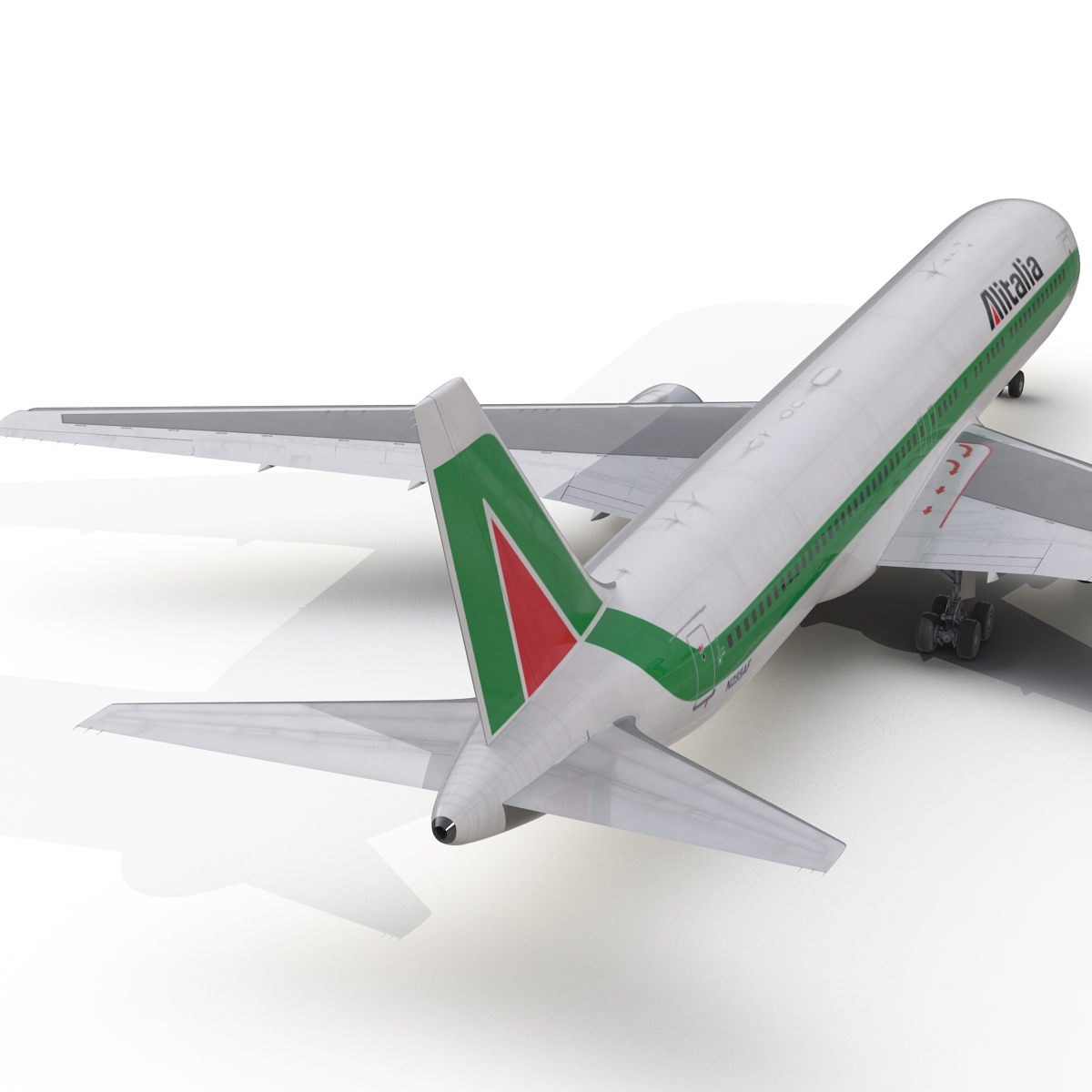 3D Boeing 767 300 Alitalia model