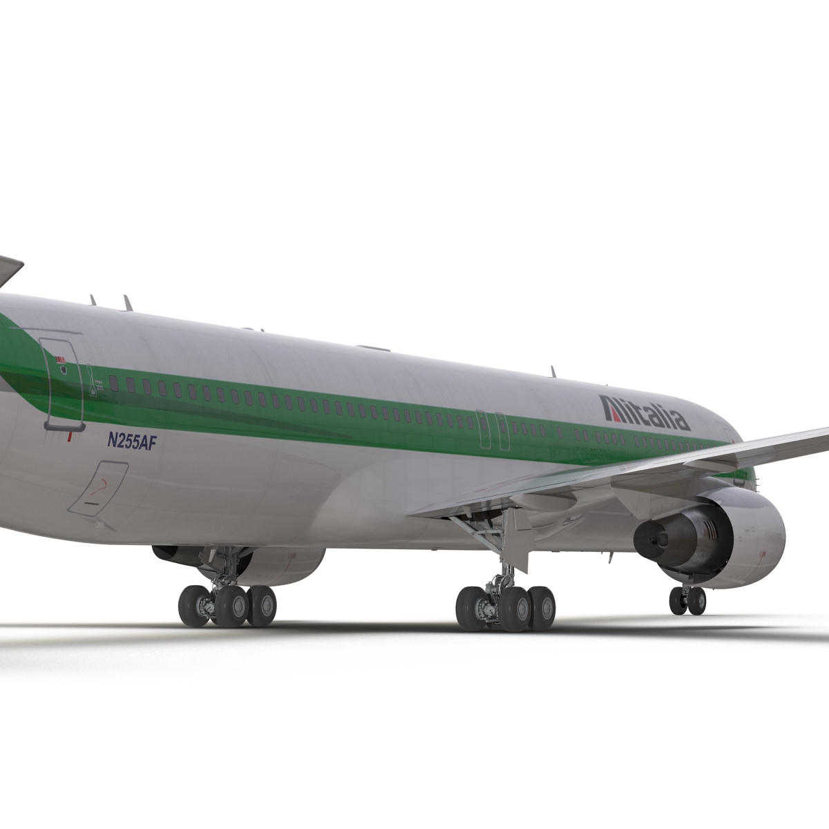 3D Boeing 767 300 Alitalia model