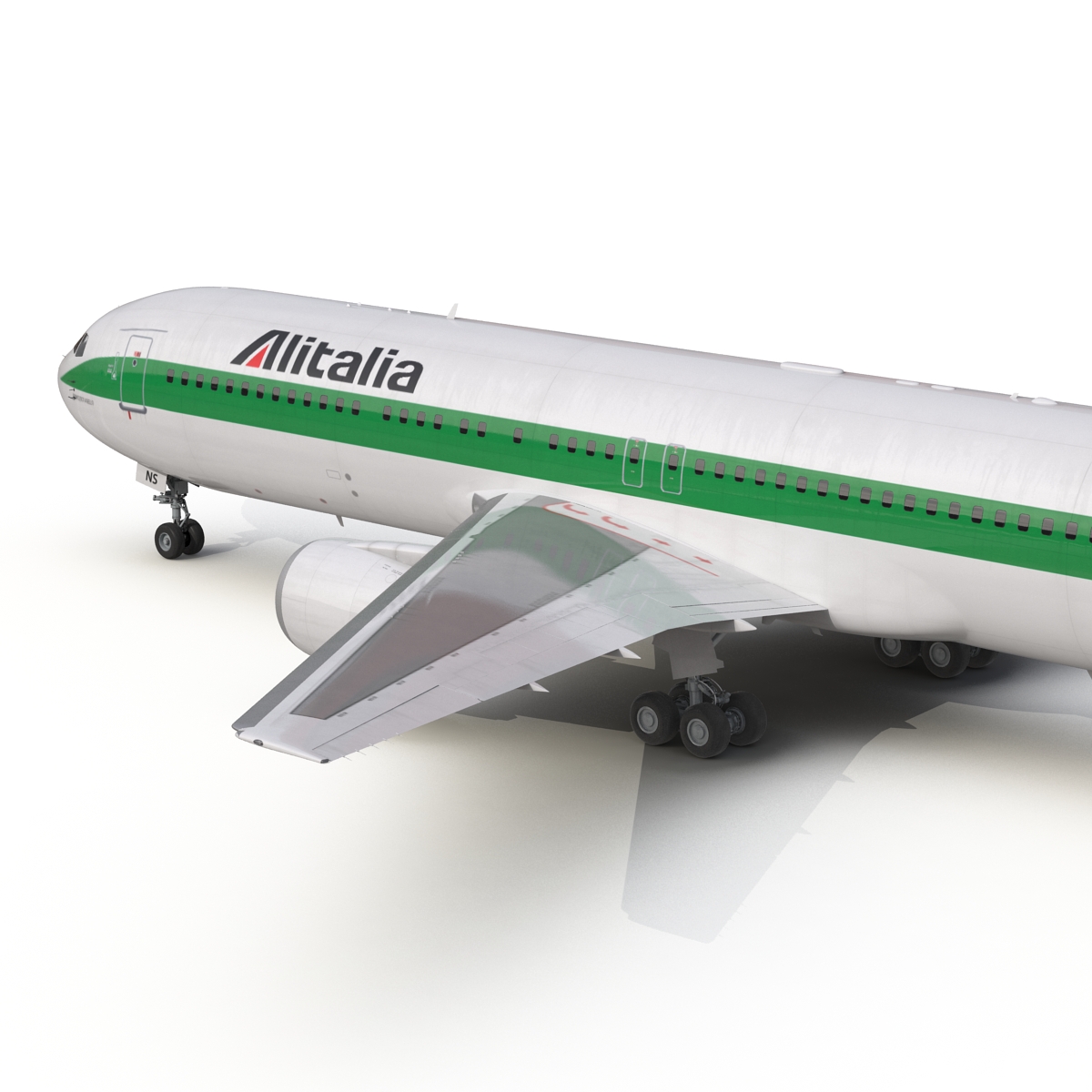 3D Boeing 767 300 Alitalia model