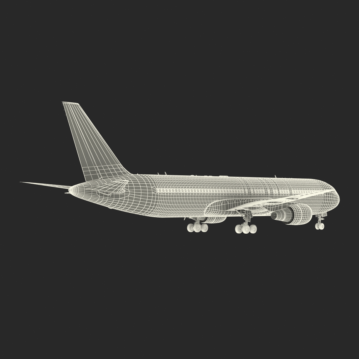 3D Boeing 767 300 Alitalia model