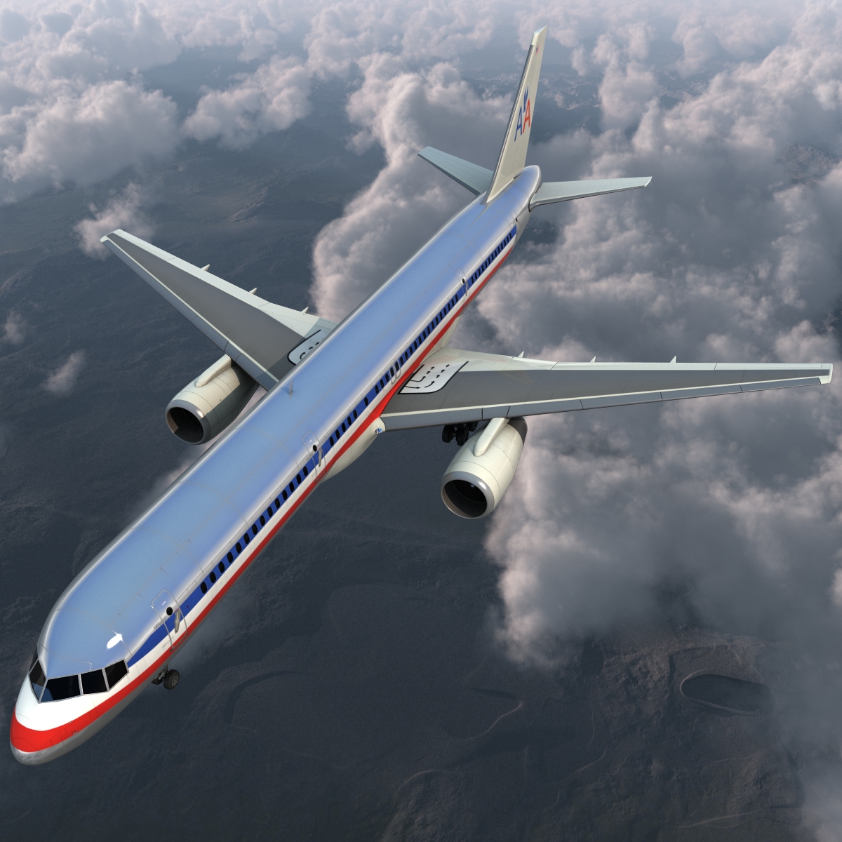 Boeing 757 200 American Airlines 3D