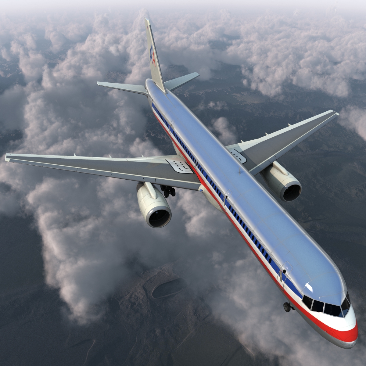 Boeing 757 200 American Airlines 3D