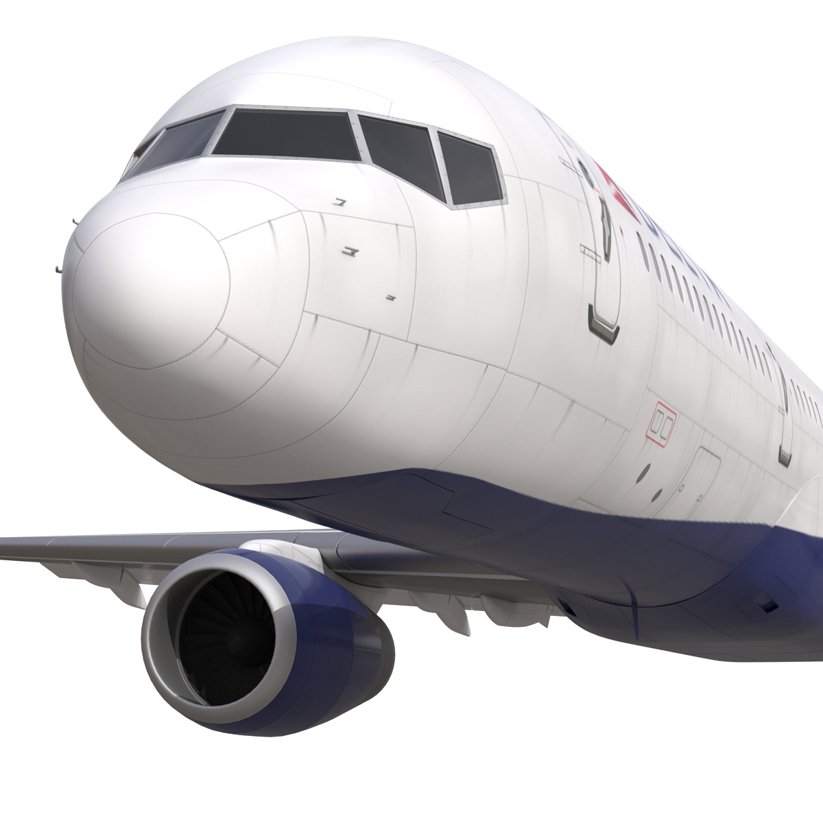 3D model Boeing 757 200 Delta Air Lines