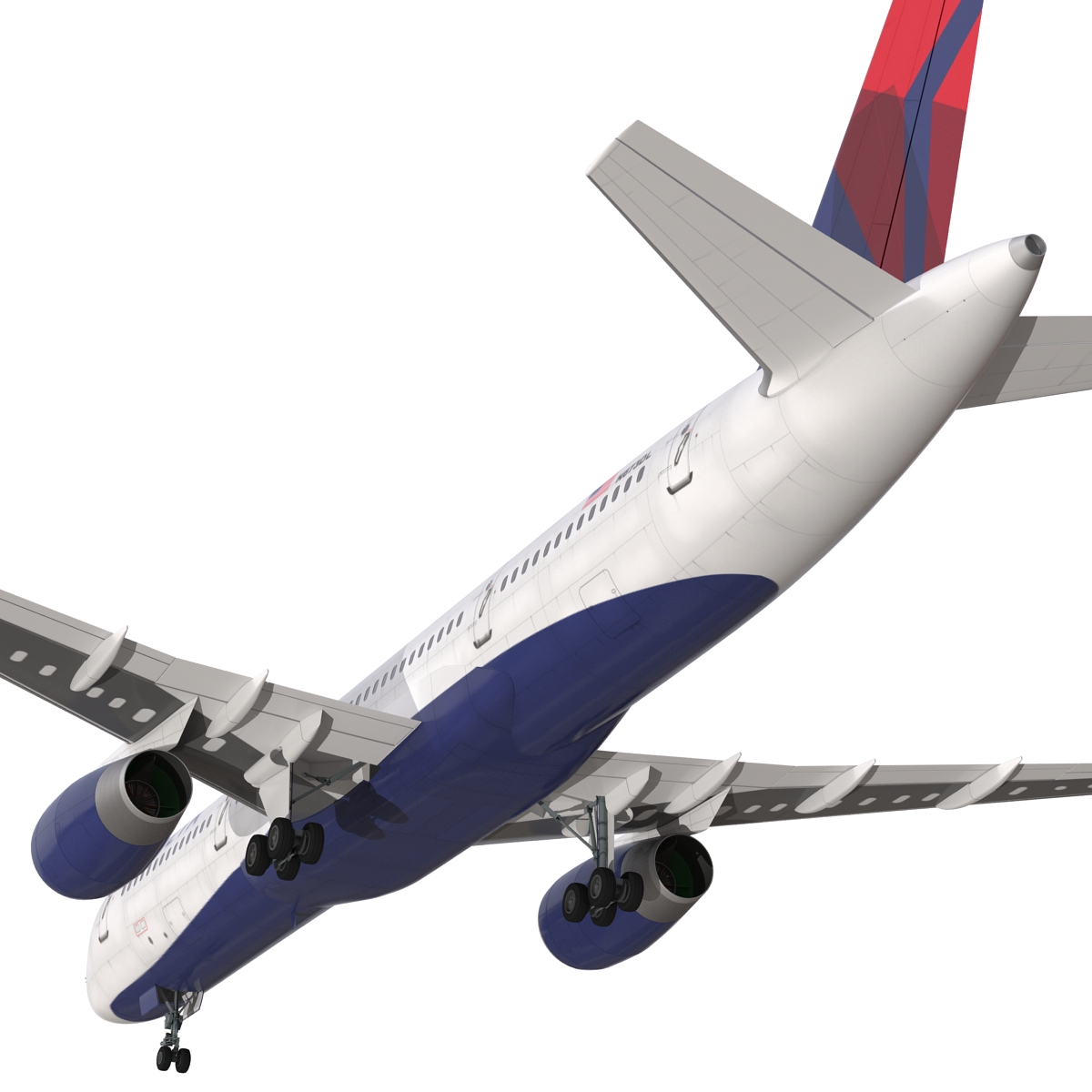 3D model Boeing 757 200 Delta Air Lines