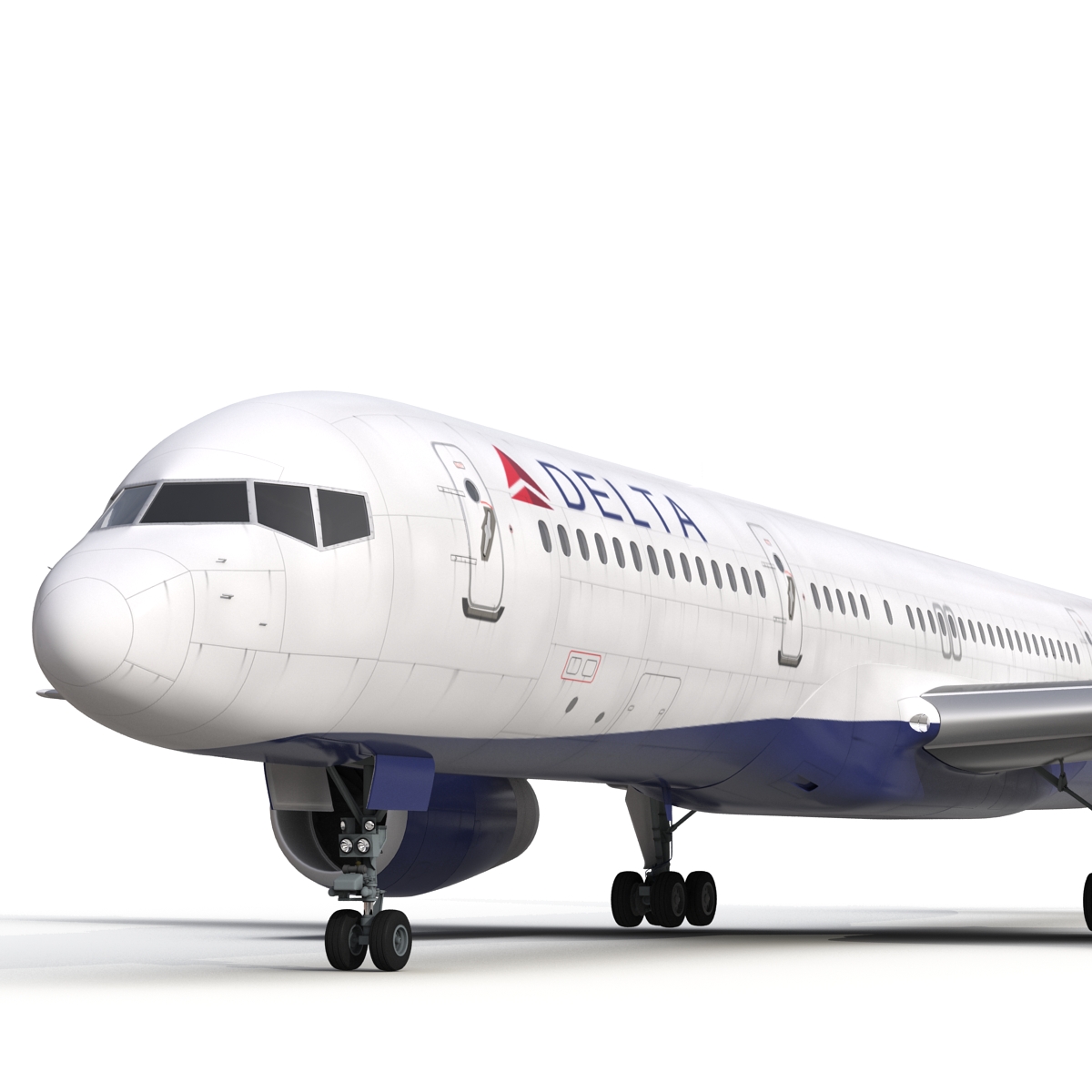 3D model Boeing 757 200 Delta Air Lines