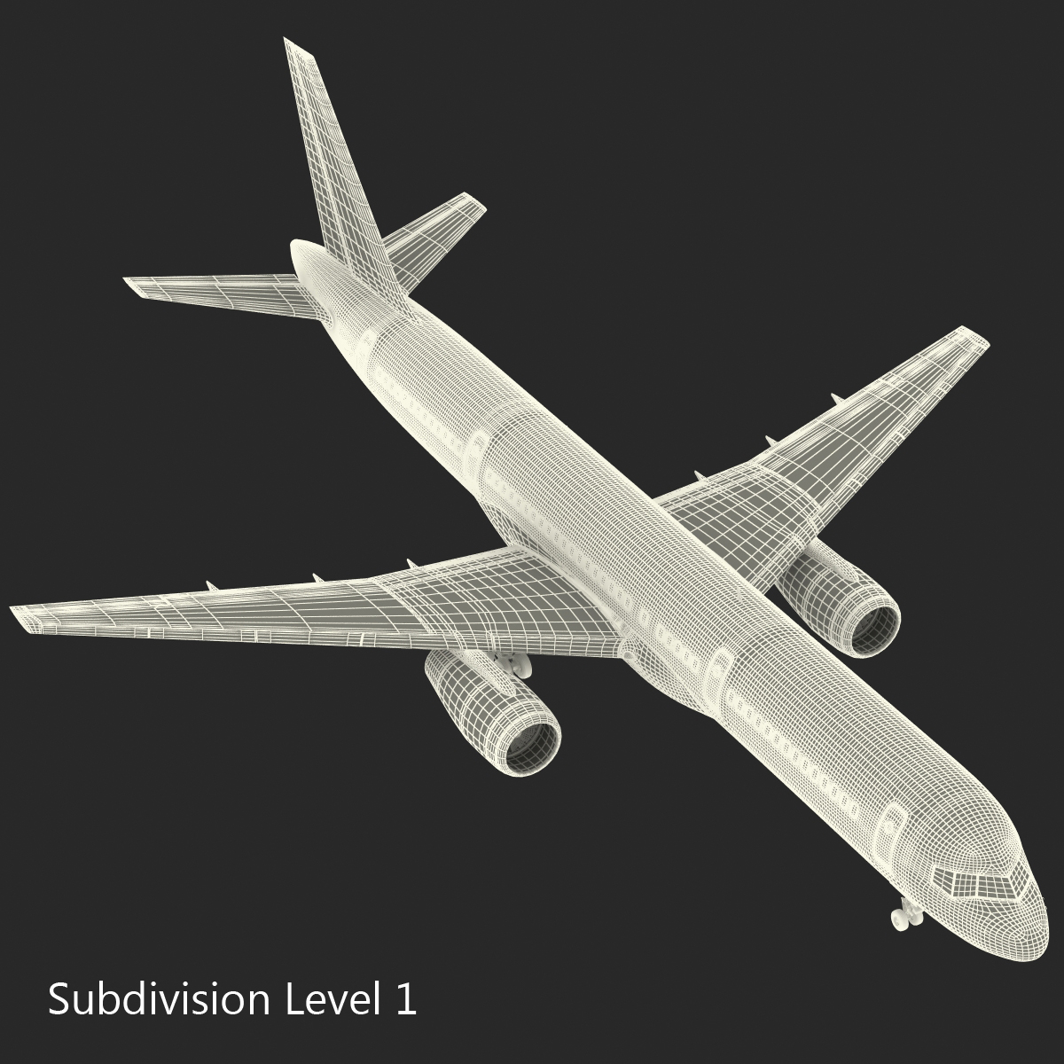 3D model Boeing 757 200 Delta Air Lines