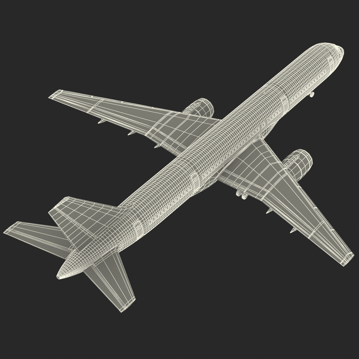 3D model Boeing 757 200 Delta Air Lines