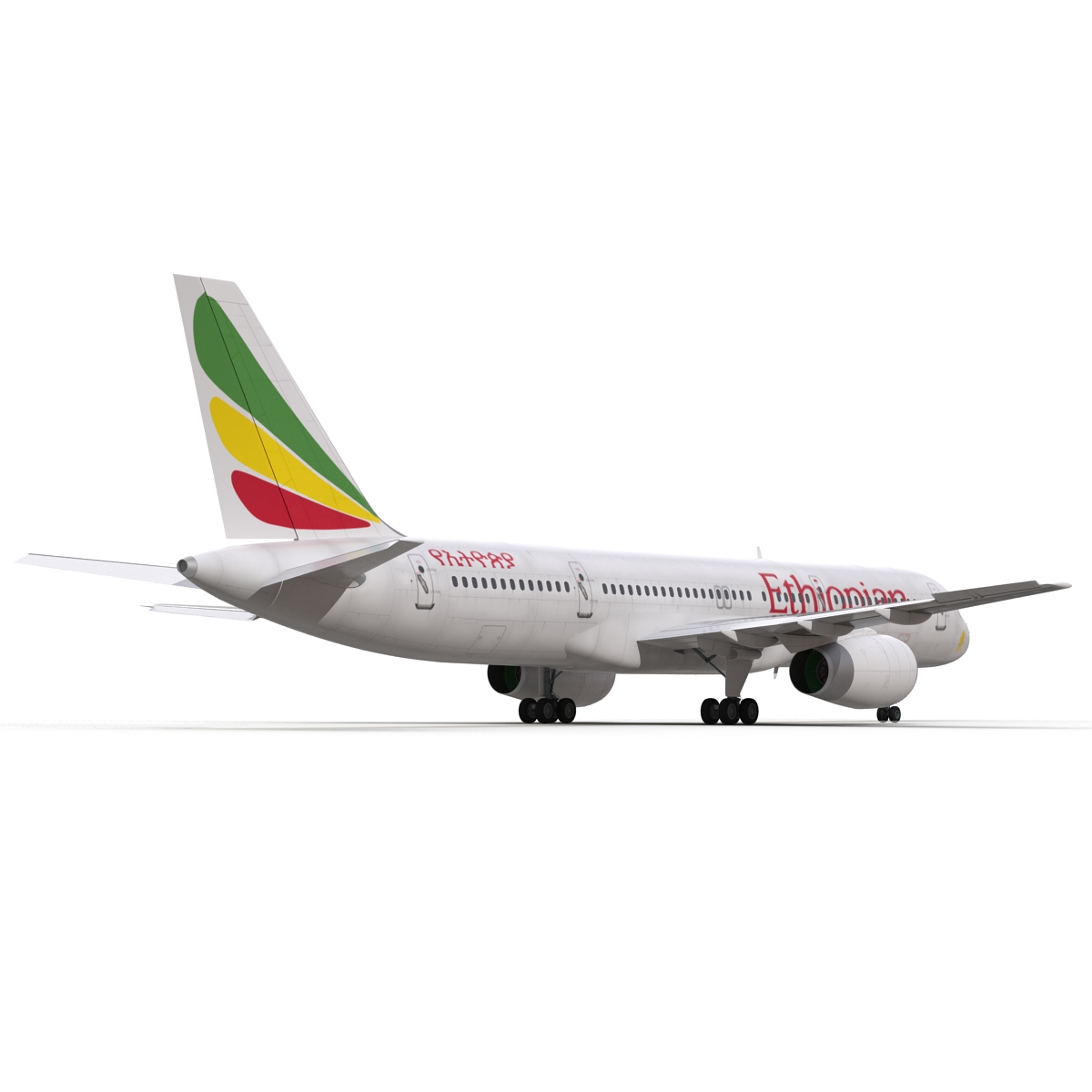 3D Boeing 757 200 Ethiopian Airlines model