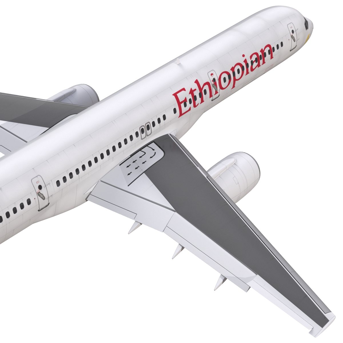 3D Boeing 757 200 Ethiopian Airlines model