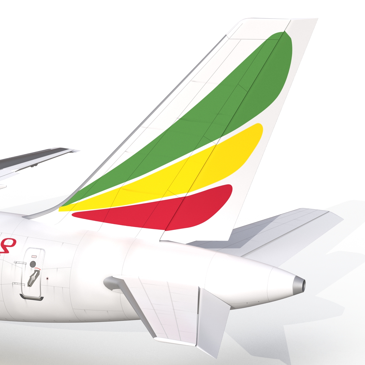 3D Boeing 757 200 Ethiopian Airlines model