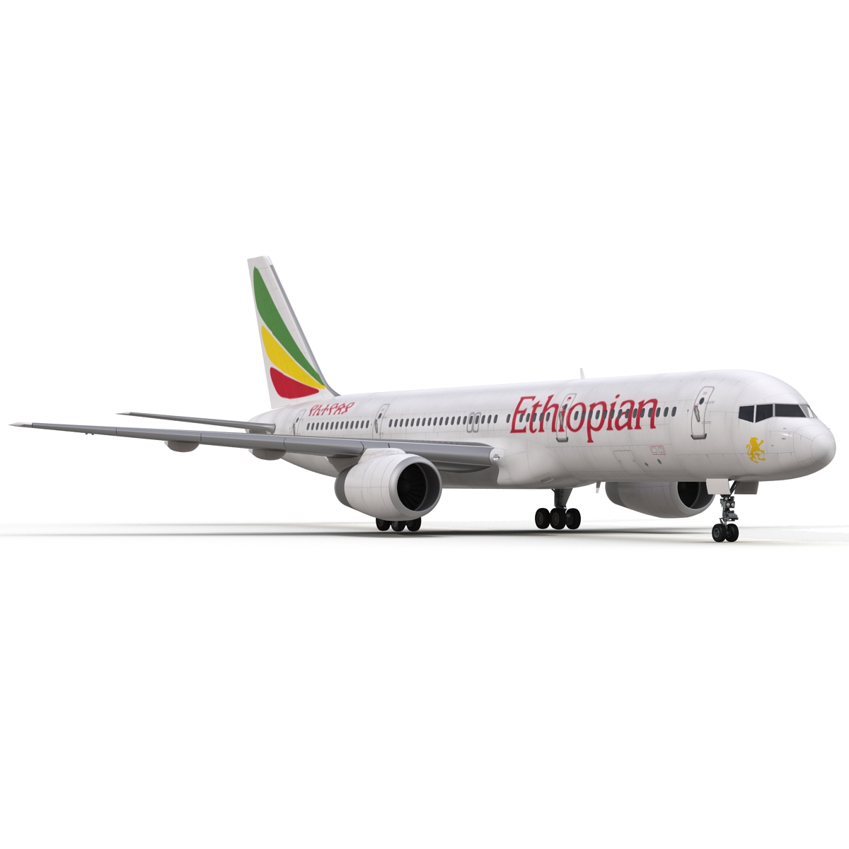 3D Boeing 757 200 Ethiopian Airlines model