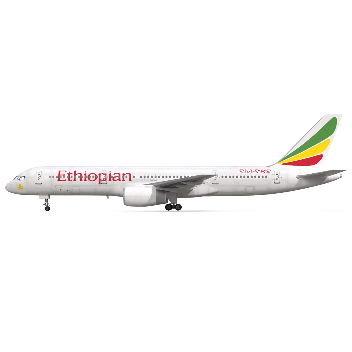 3D Boeing 757 200 Ethiopian Airlines model