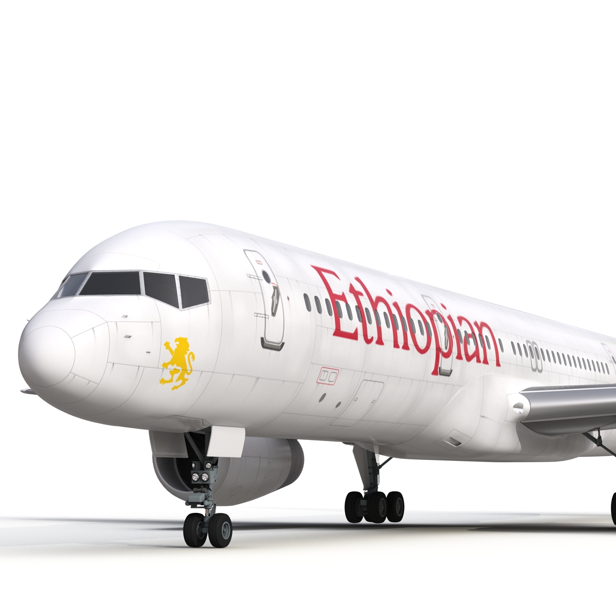 3D Boeing 757 200 Ethiopian Airlines model