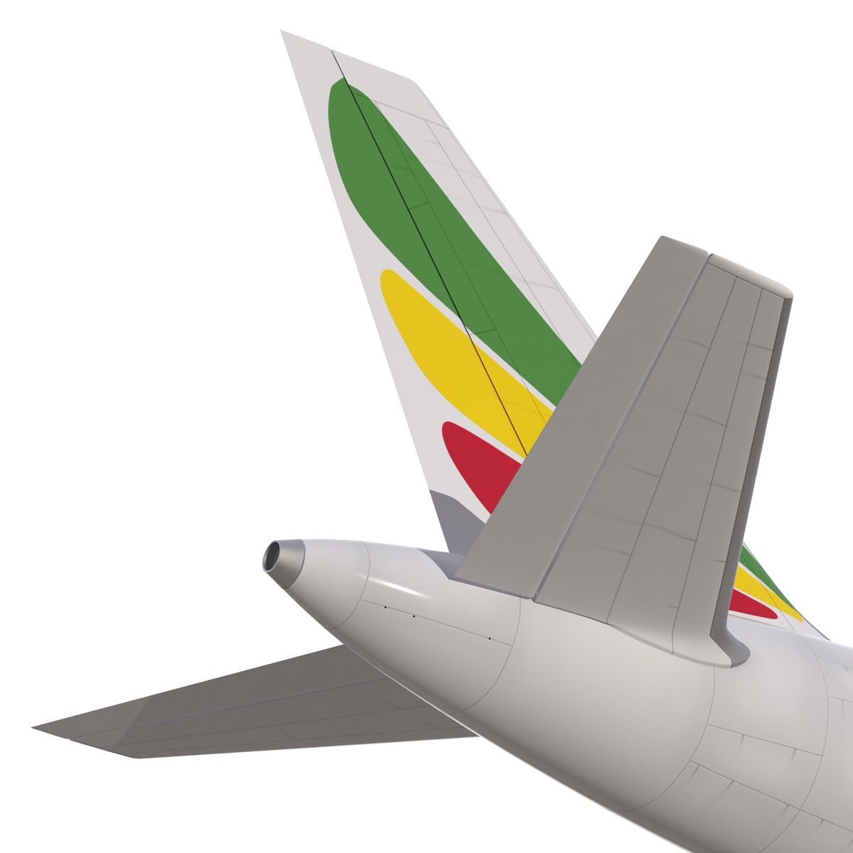 3D Boeing 757 200 Ethiopian Airlines model