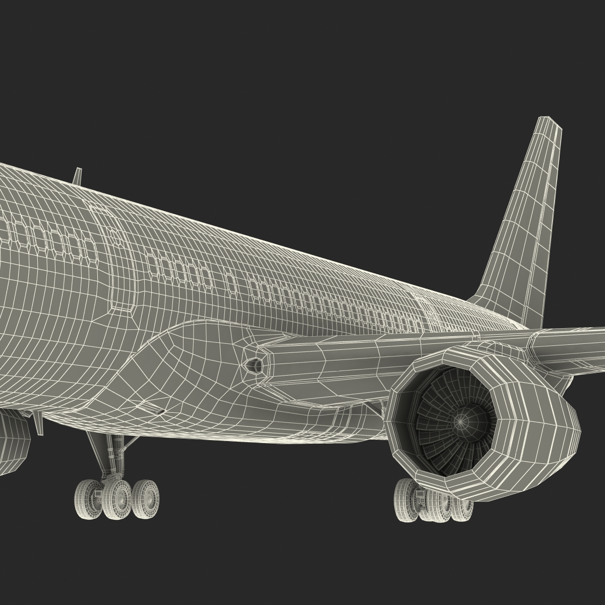 3D model Boeing 757 200 United Airlines