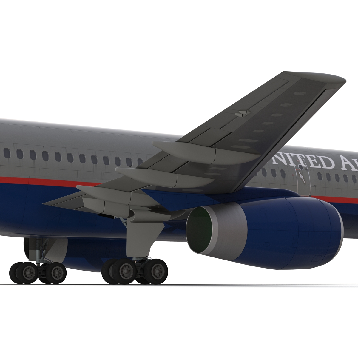 3D model Boeing 757 200 United Airlines