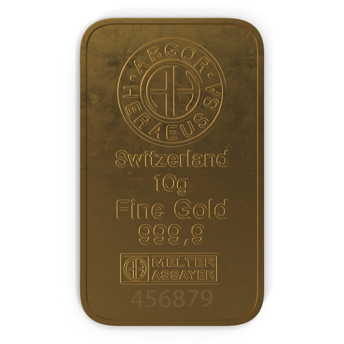 Gold Bar 10g 3D