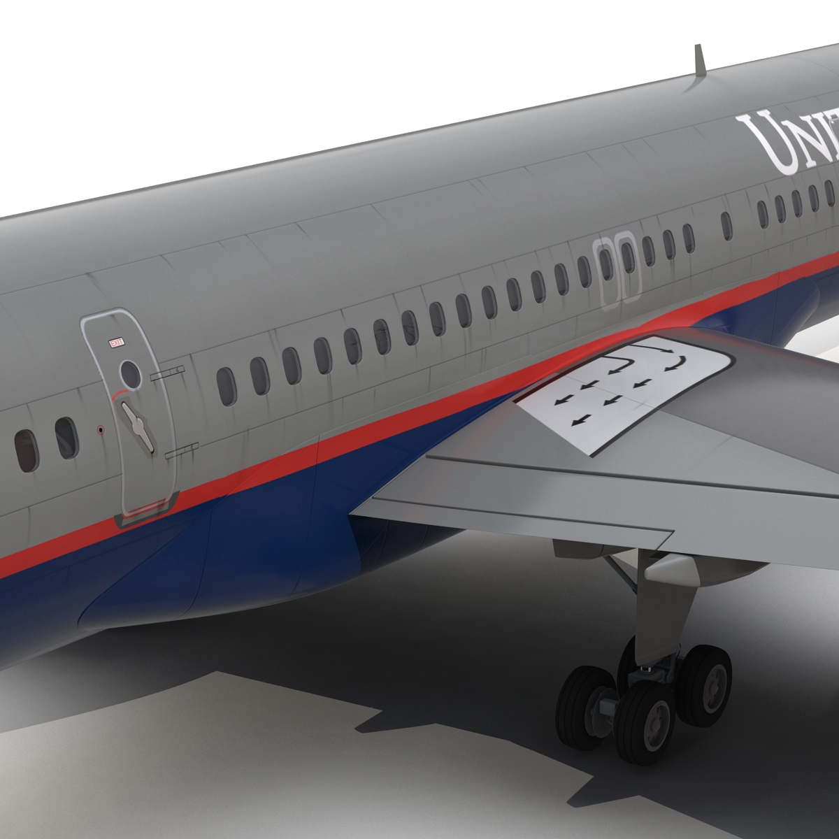 3D model Boeing 757 200 United Airlines