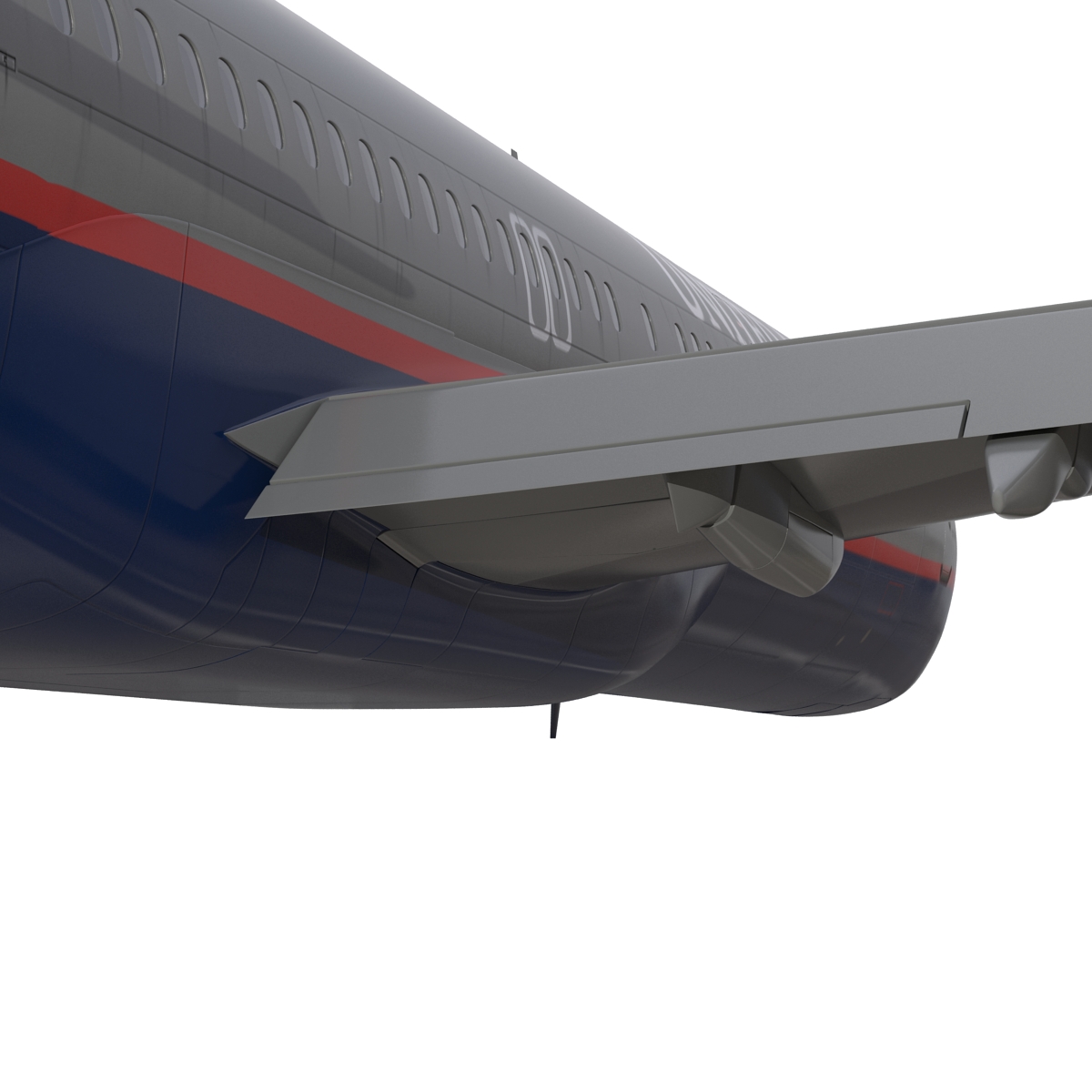 3D model Boeing 757 200 United Airlines