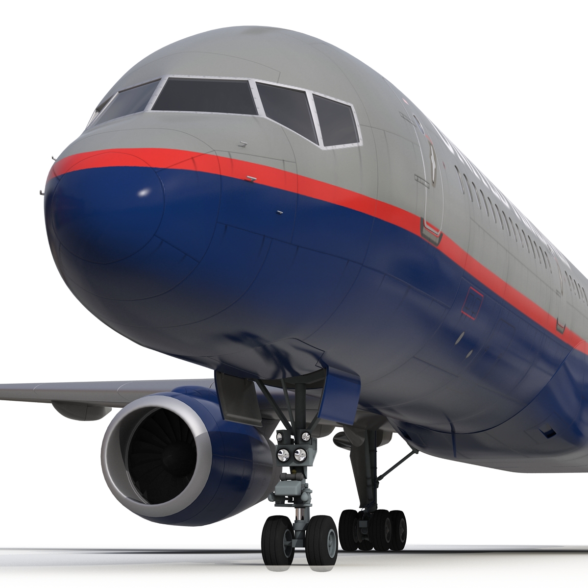 3D model Boeing 757 200 United Airlines