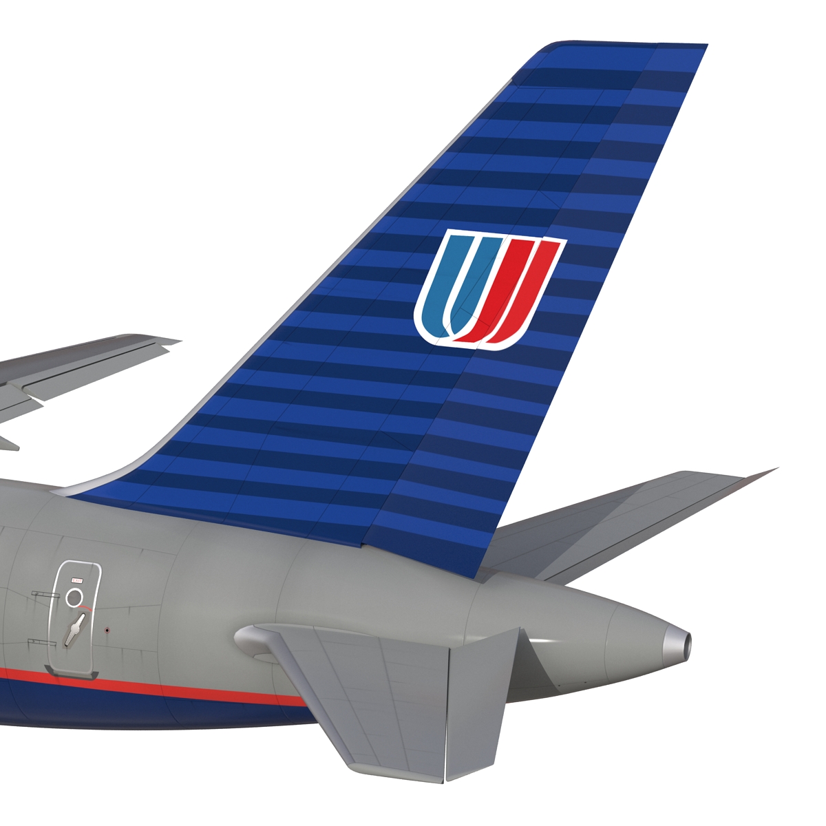 3D model Boeing 757 200 United Airlines