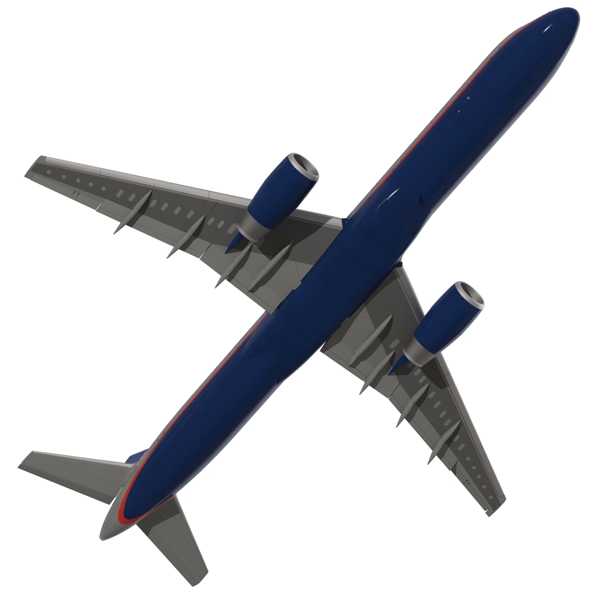 3D model Boeing 757 200 United Airlines