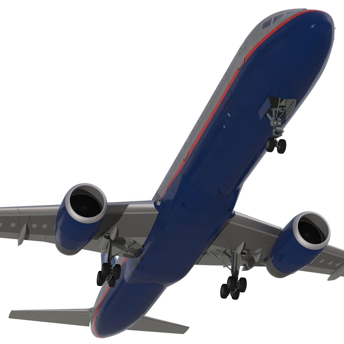 3D model Boeing 757 200 United Airlines