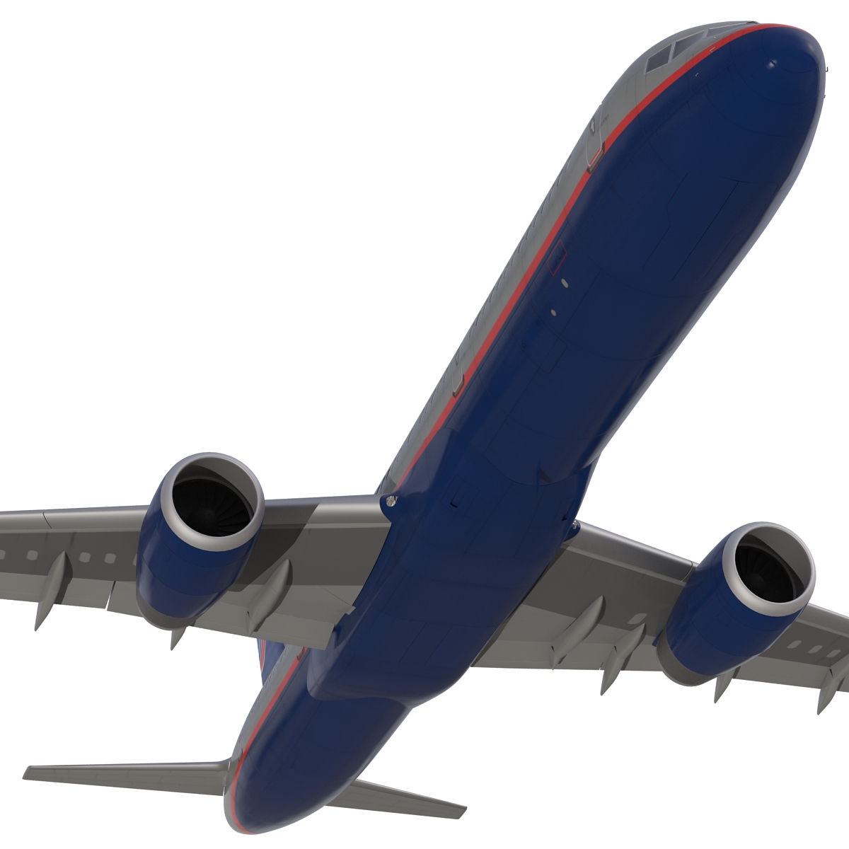 3D model Boeing 757 200 United Airlines