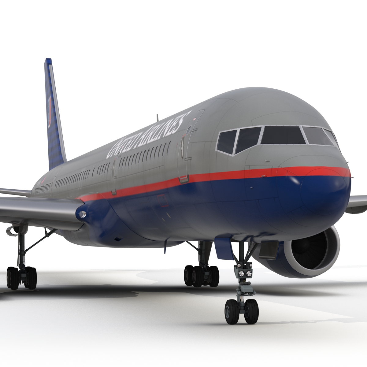 3D model Boeing 757 200 United Airlines