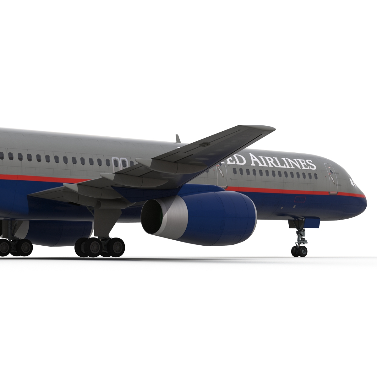 3D model Boeing 757 200 United Airlines