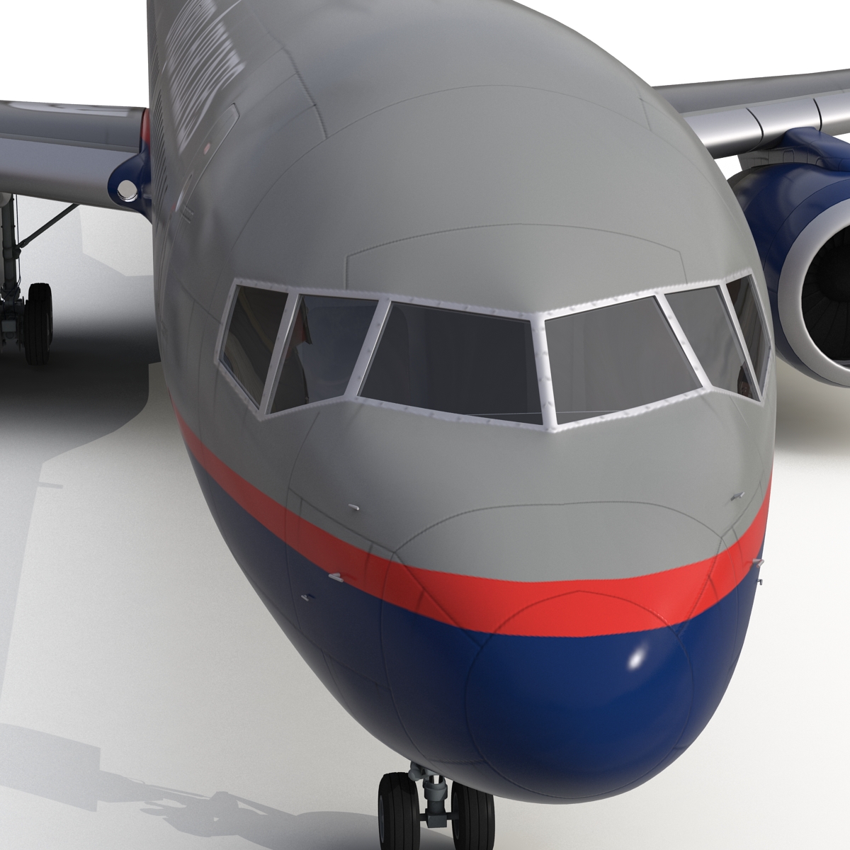 3D model Boeing 757 200 United Airlines