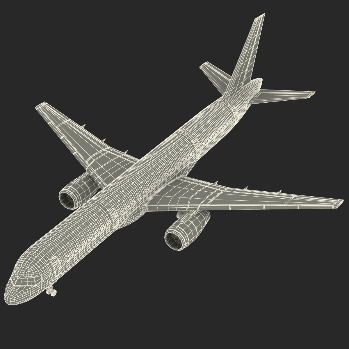 3D model Boeing 757 200 United Airlines