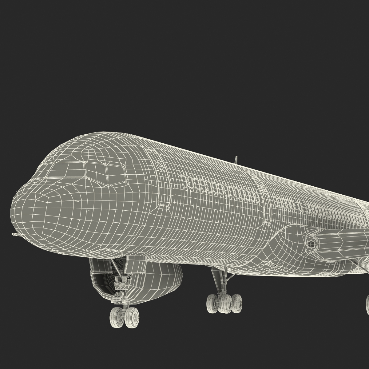 3D model Boeing 757 200 United Airlines