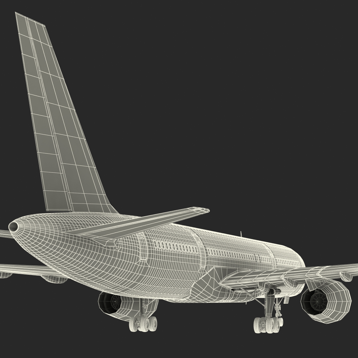 Boeing 757 200 American Airlines Rigged 3D model