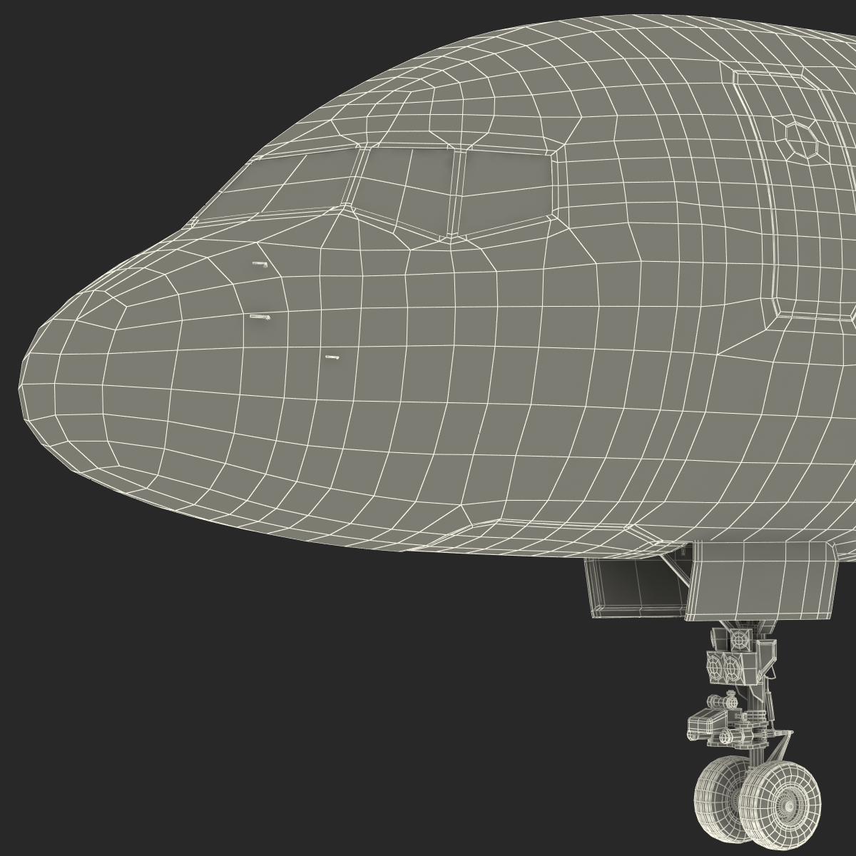 Boeing 757 200 American Airlines Rigged 3D model