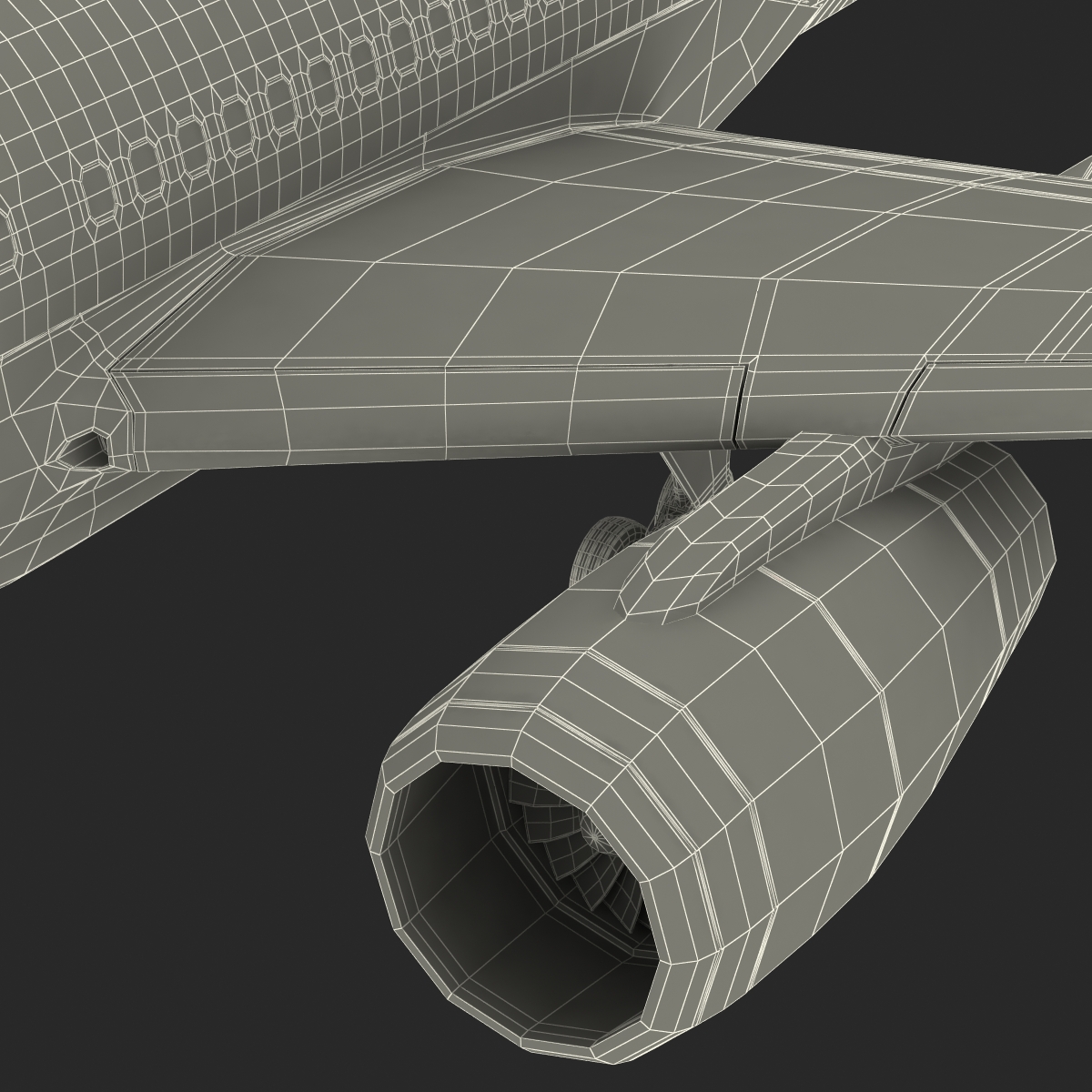 Boeing 757 200 American Airlines Rigged 3D model