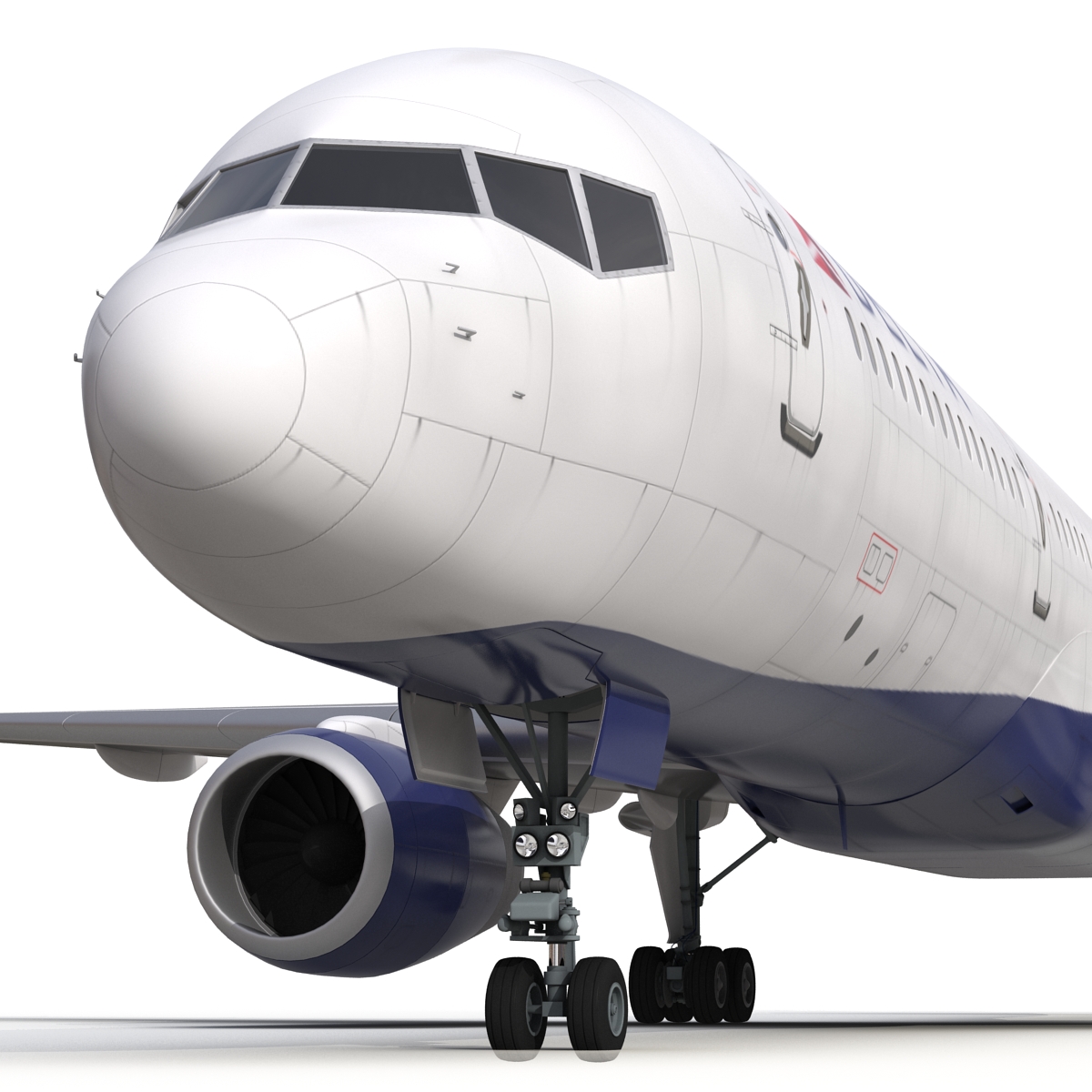 Boeing 757 200 Delta Air Lines Rigged 3D