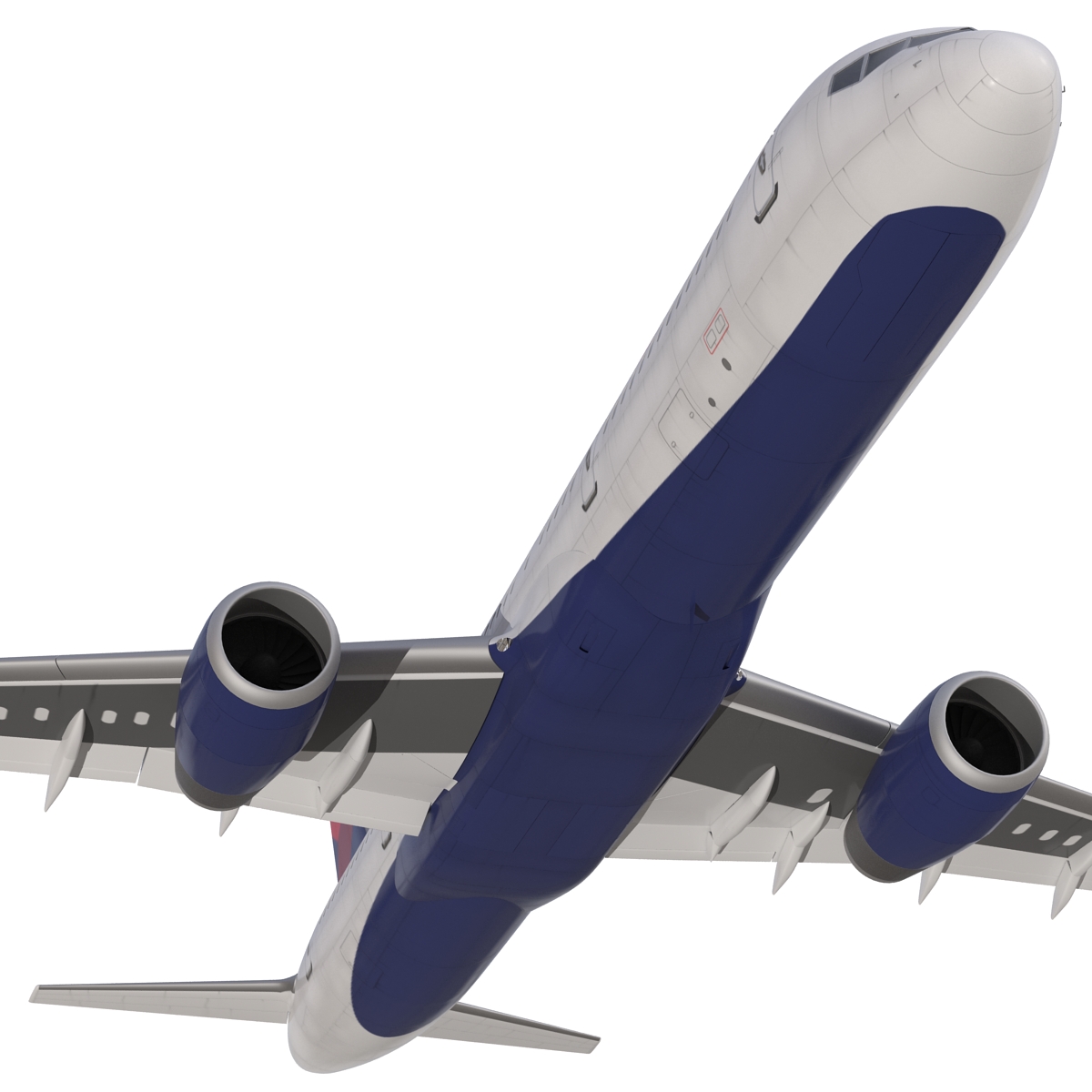 Boeing 757 200 Delta Air Lines Rigged 3D