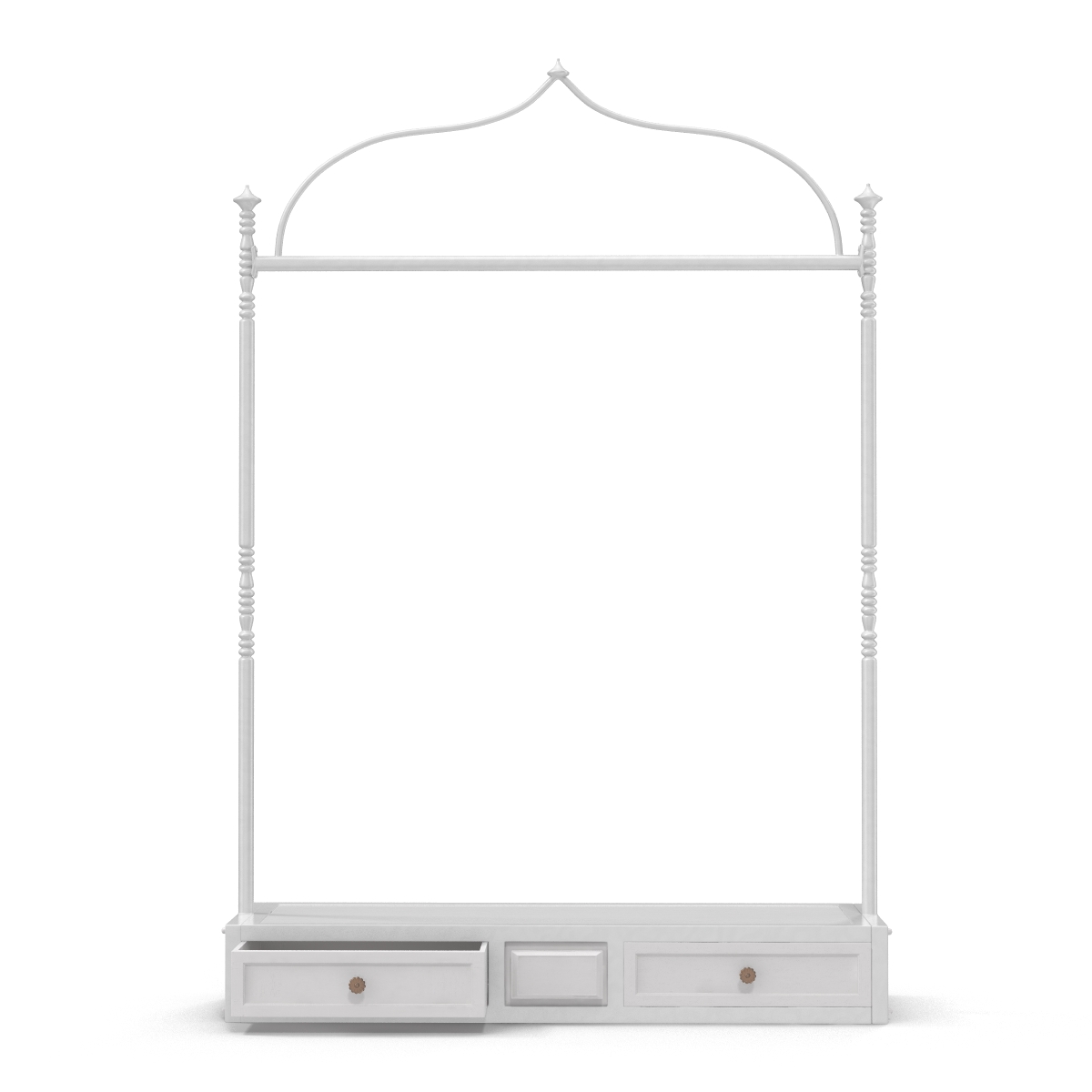 3D Iron Clothing Display Rack