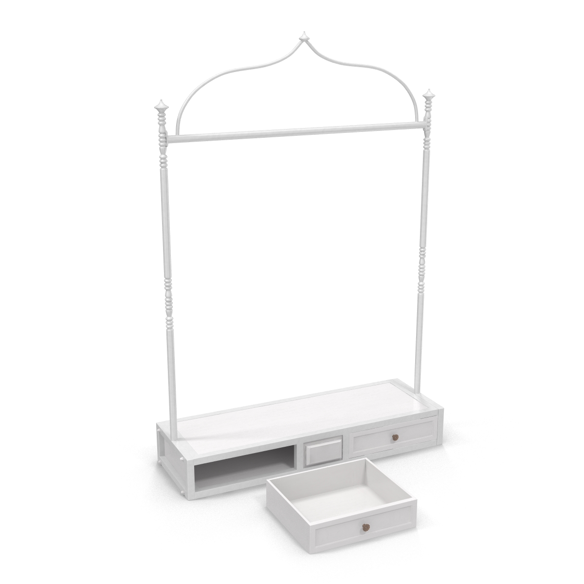 3D Iron Clothing Display Rack