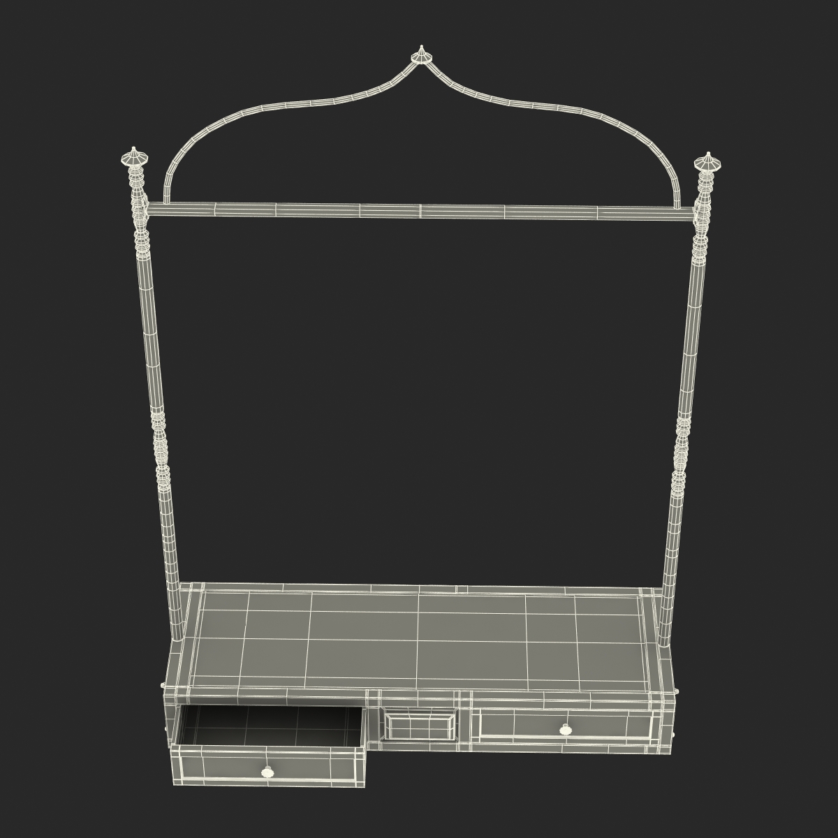 3D Iron Clothing Display Rack