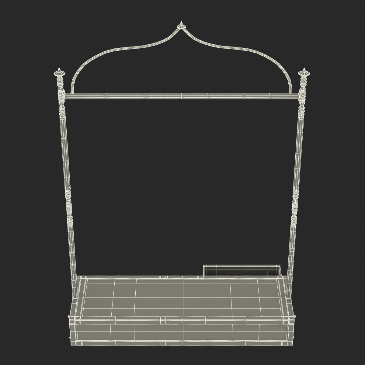 3D Iron Clothing Display Rack