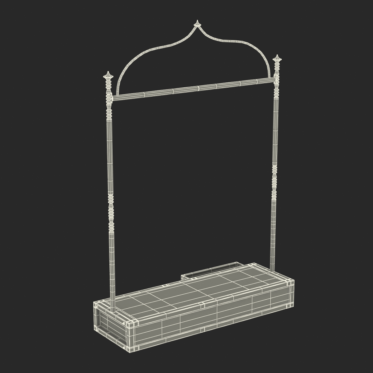 3D Iron Clothing Display Rack