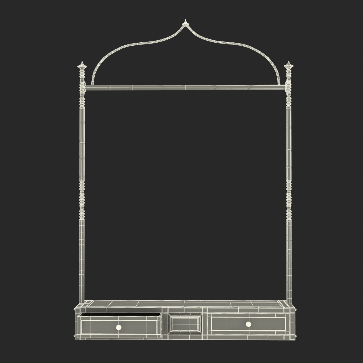 3D Iron Clothing Display Rack