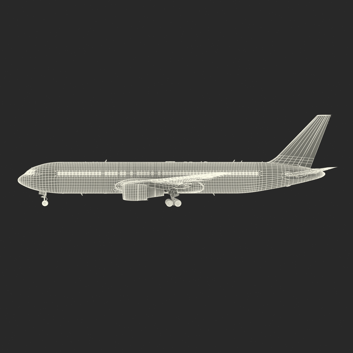 3D model Boeing 767 300 Alitalia Rigged