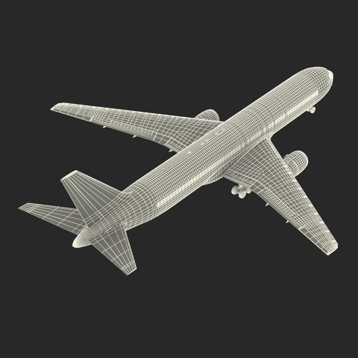 3D model Boeing 767 300 Alitalia Rigged